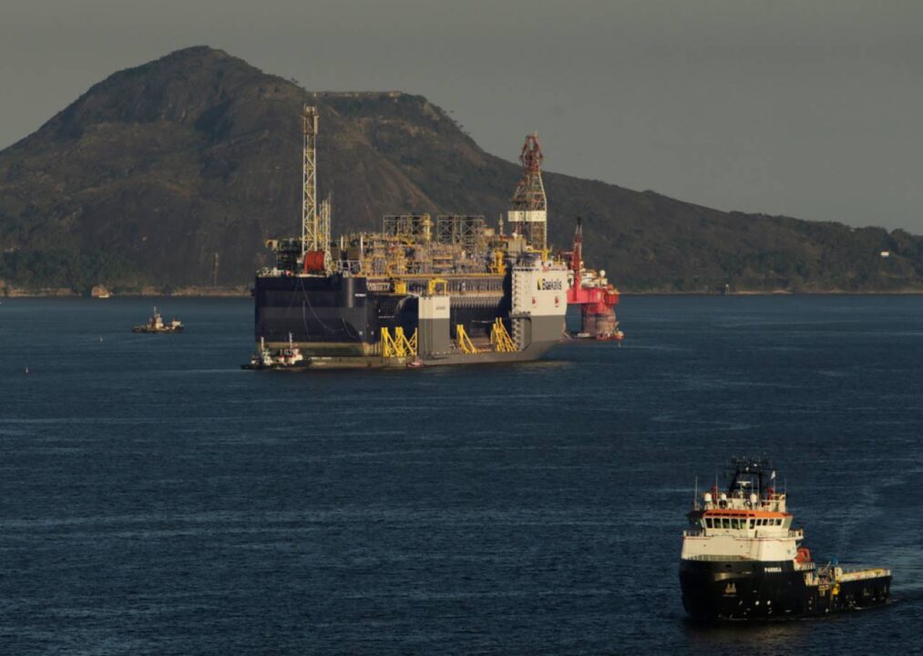 plataforma de extração do pré-sal