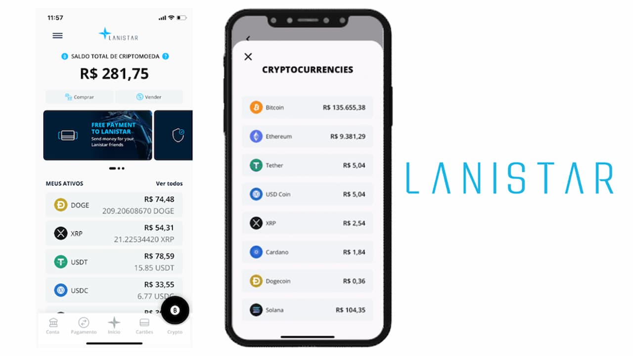 Lanistar Cryptocurrencies app