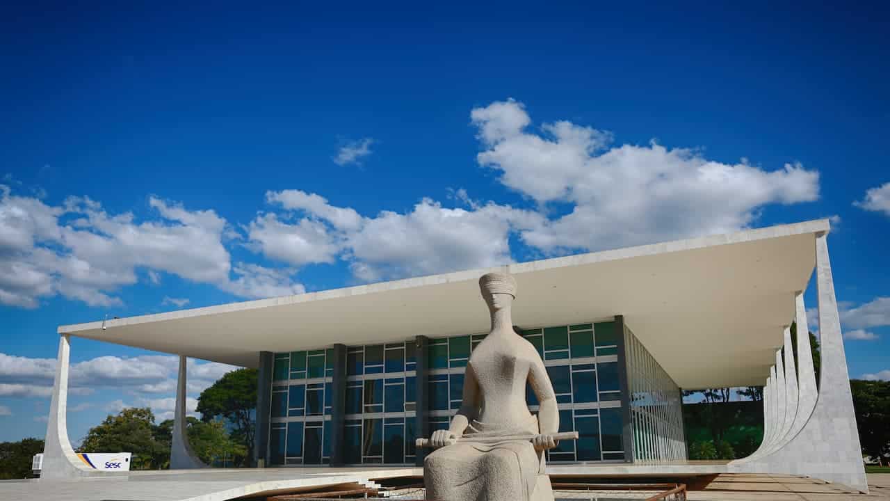 Fachada do prédio do STF, em Brasília-DF.