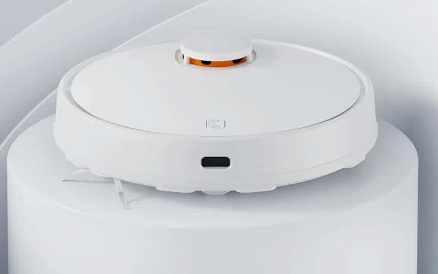Aspirador robô branco da Xiaomi