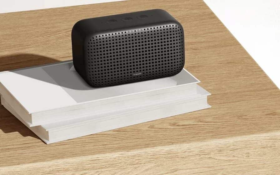 Caixa de som speaker preta da Xiaomi
