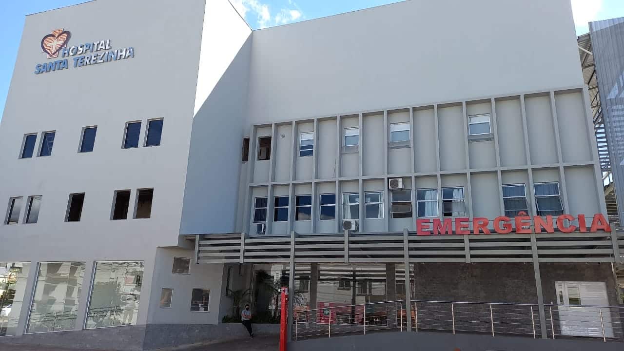 Fachada do Hospital Santa Terezinha de Erechim no Rio Grande do Sul