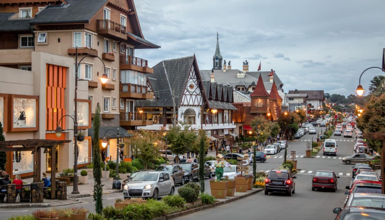 Gramado simbolizando cidades brasileiras que parecem europeias