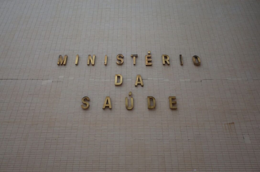 Fachada do Ministério da Saúde.