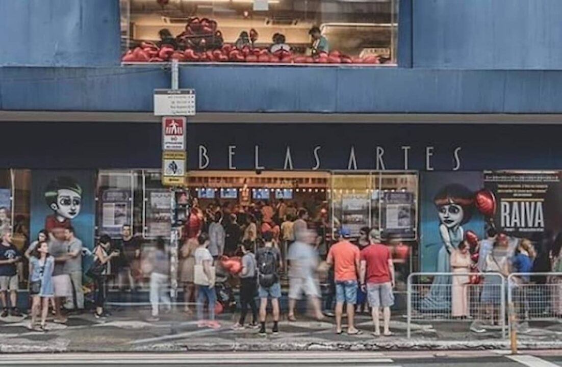 Fachada do Cine Belas Artes, em São Paulo (SP).