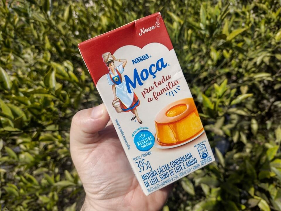 Imagem do leite condensado Leite Moça.