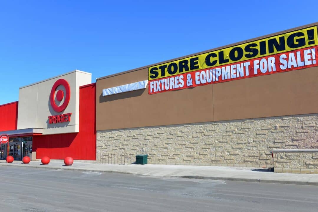 imagem da Target fechada