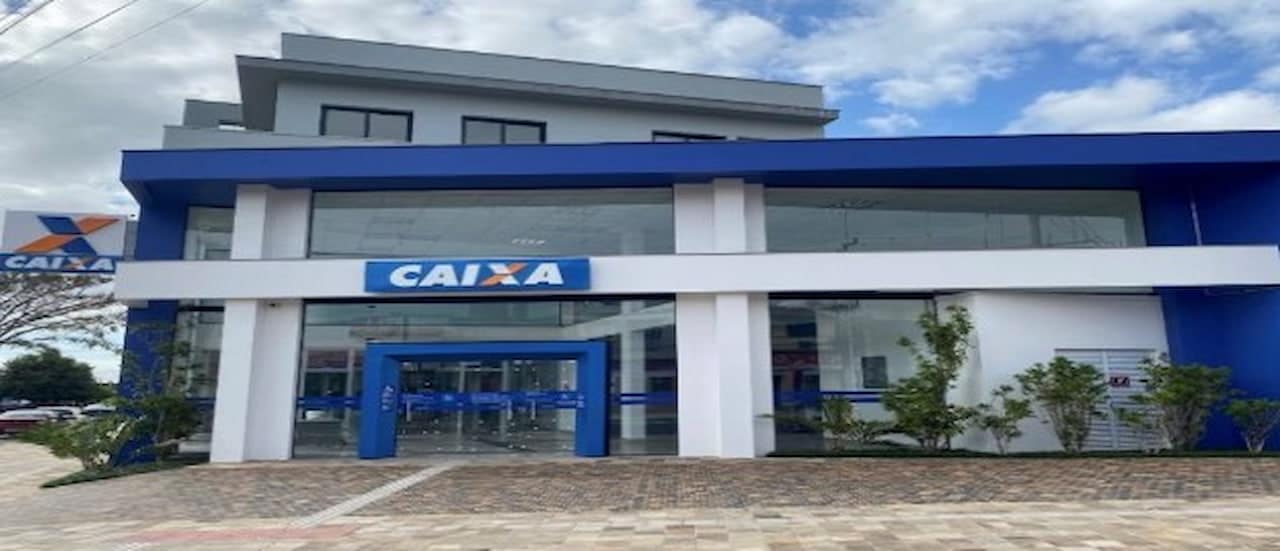 Fachada da agência da Caixa em Portão (RS)