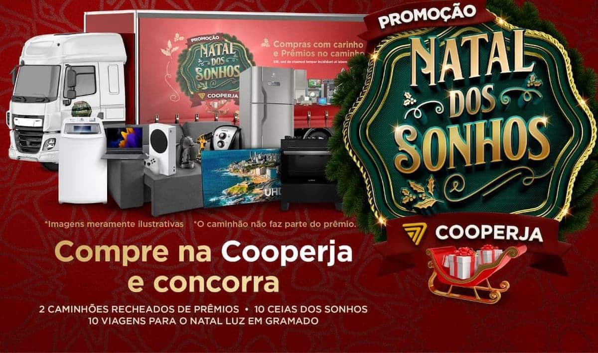 Imagem da promoção da rede de varejo Cooperja.