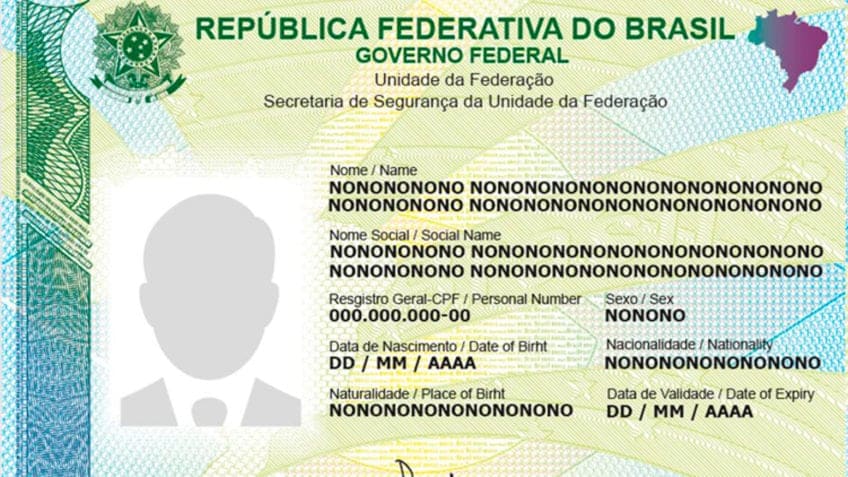 Nova carteira de identidade