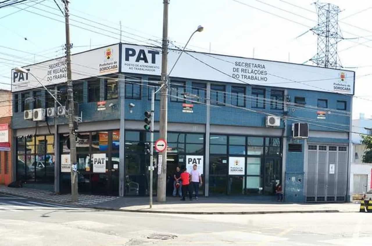 Fachada do PAT de Sorocaba, que ficará fechado e sem atendimento.