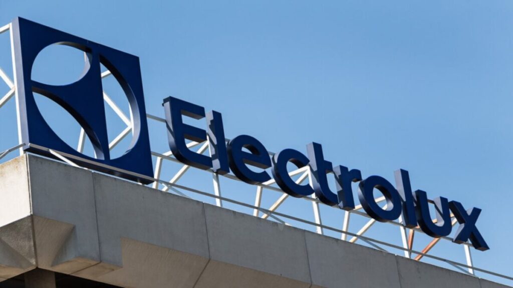 Faixada da empresa de eletrodomésticos electrolux