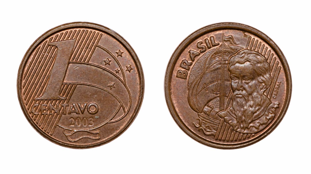 moeda de 1 centavo