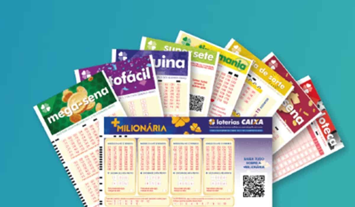 Jogos das loterias online da Caixa