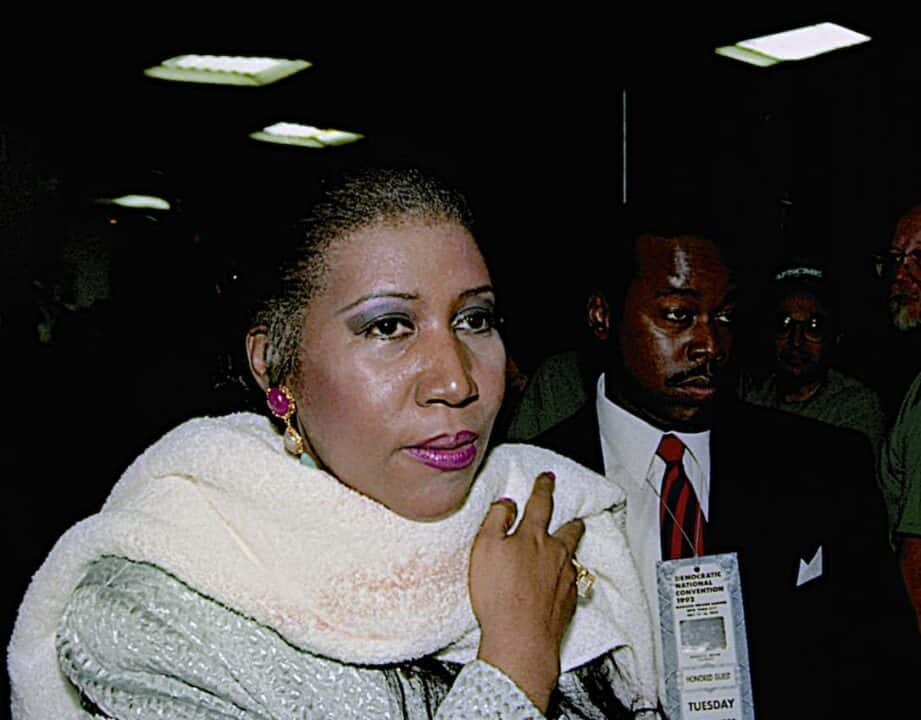 Imagem de cantora Aretha Franklin.