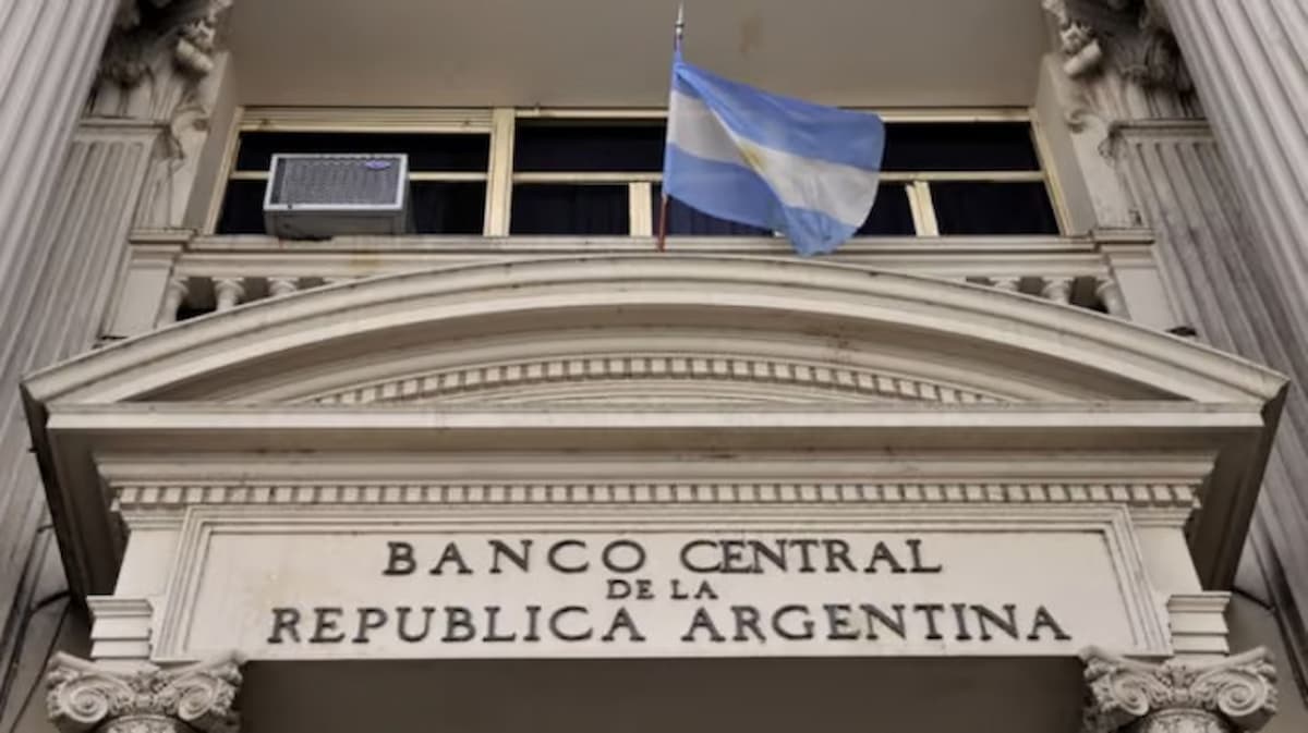Fachada do Banco Central da Argentina.