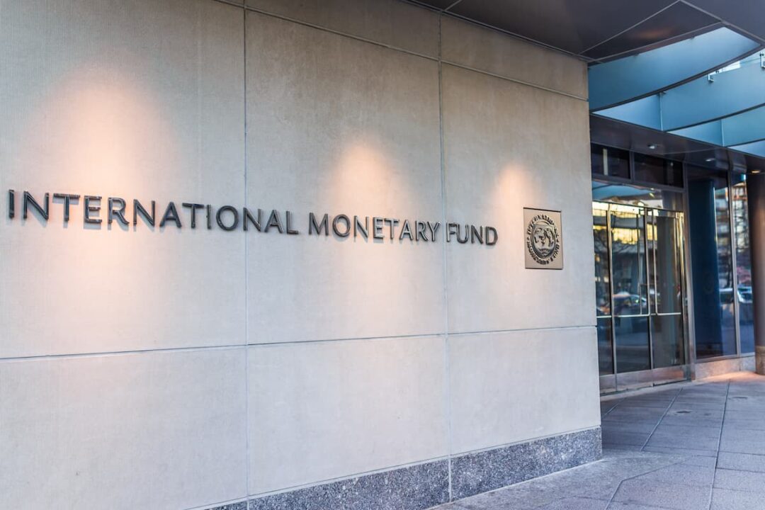 Fachada do Fundo Monetário Internacional (FMI).