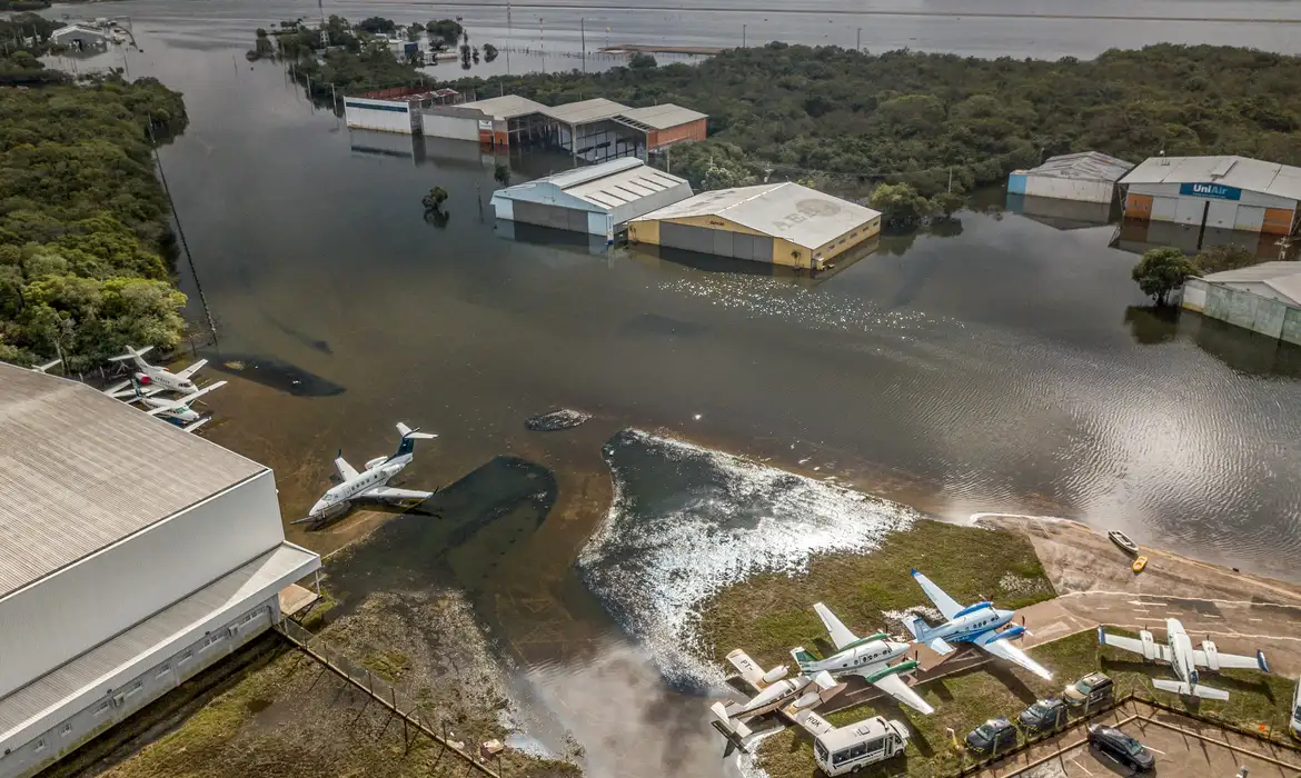 Aeroporto Salgado Filho Inundado