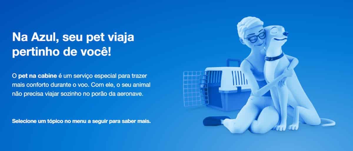 pet na cabine azul