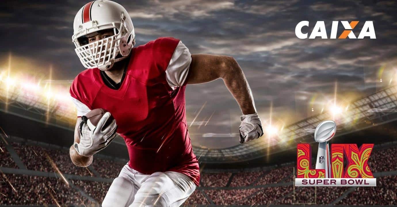 Temporada Premiada da Caixa: Concorra a R$ 1 milhão e assista o Super Bowl ao vivo nos EUA