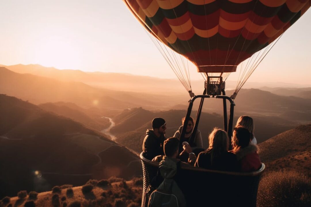 passeio de balão