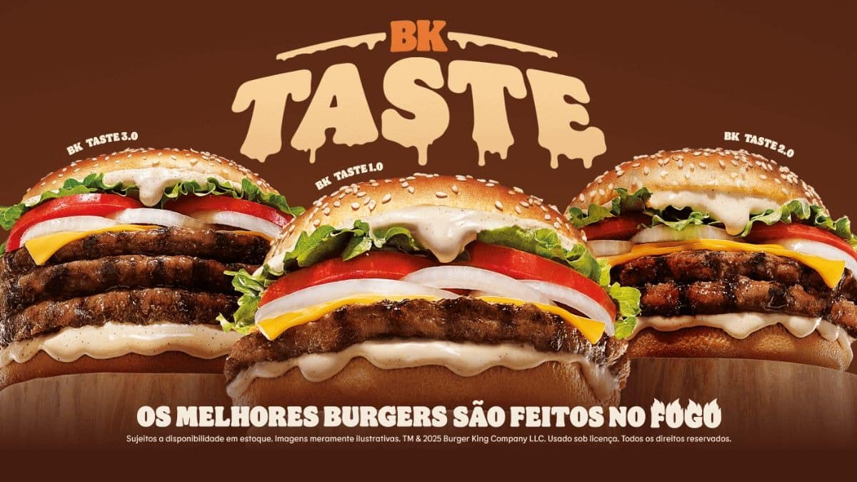 BK Taste: Burger King lança novo sanduíche e oferece grátis para advogados