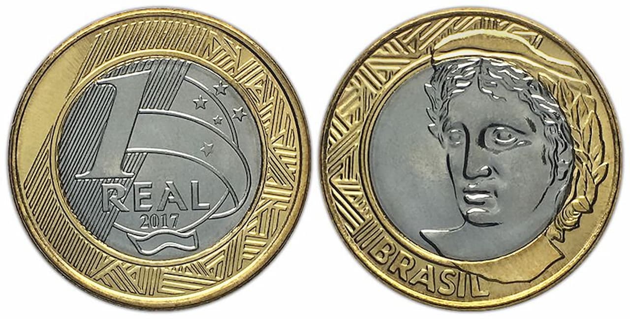 Moeda de R$ 1 de 2017
