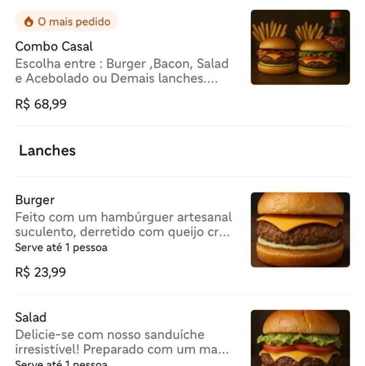 Ifood comida IA
