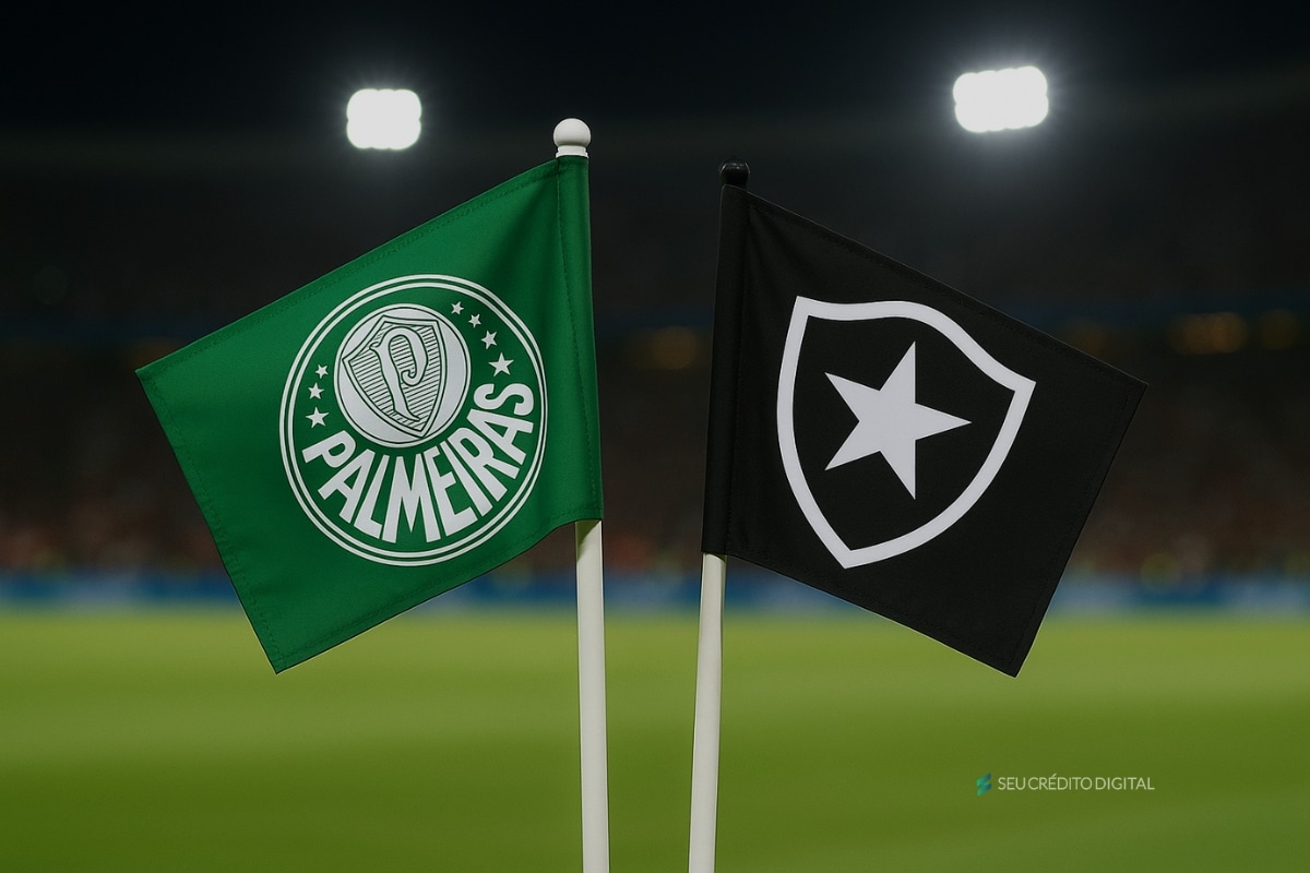 Botafogo e Palmeiras disputam R$ 72 milhões por vaga no Mundial de Clubes