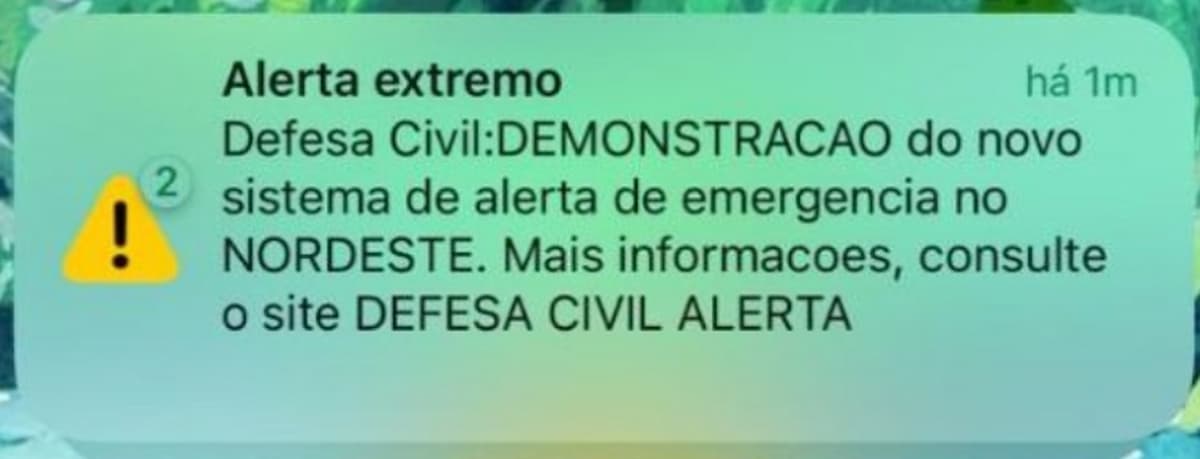 alerta defesa civil