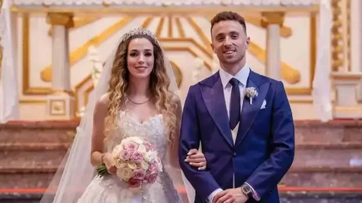 Diogo Jota se casou pouco antes do acidente e fez emocionante homenagem à esposa