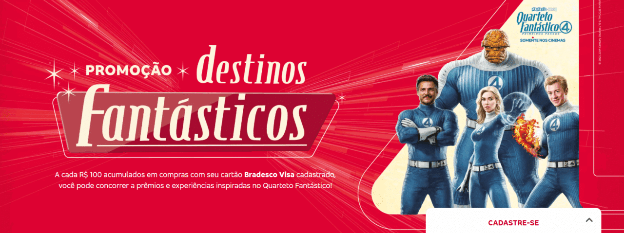 promoção bradesco visa