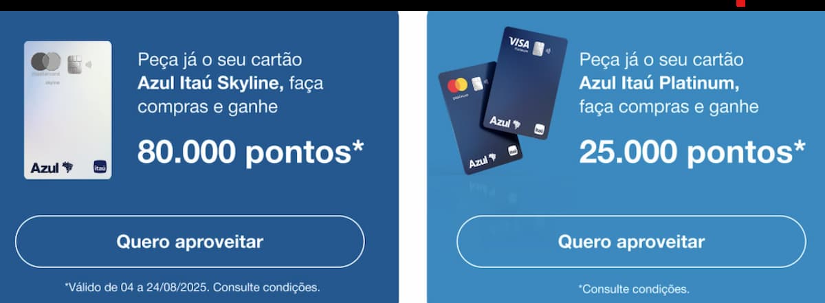 azul itaú