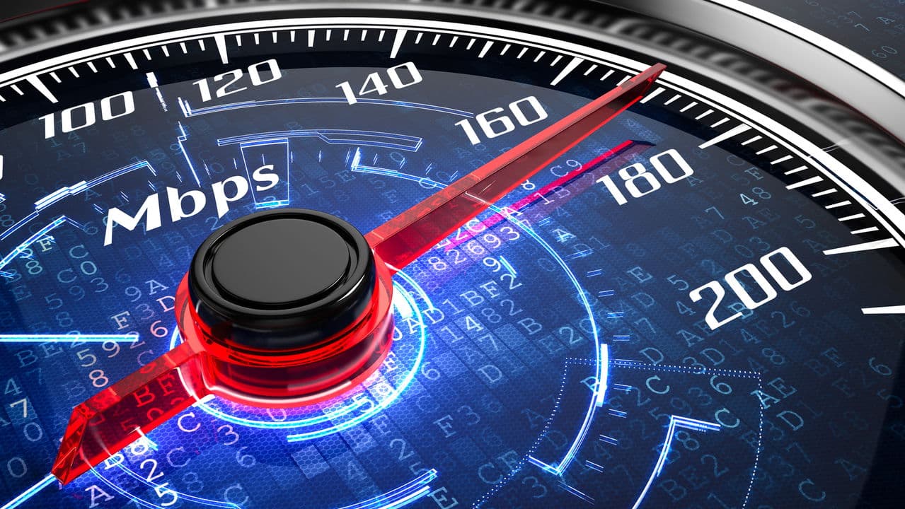 Velocidade da internet