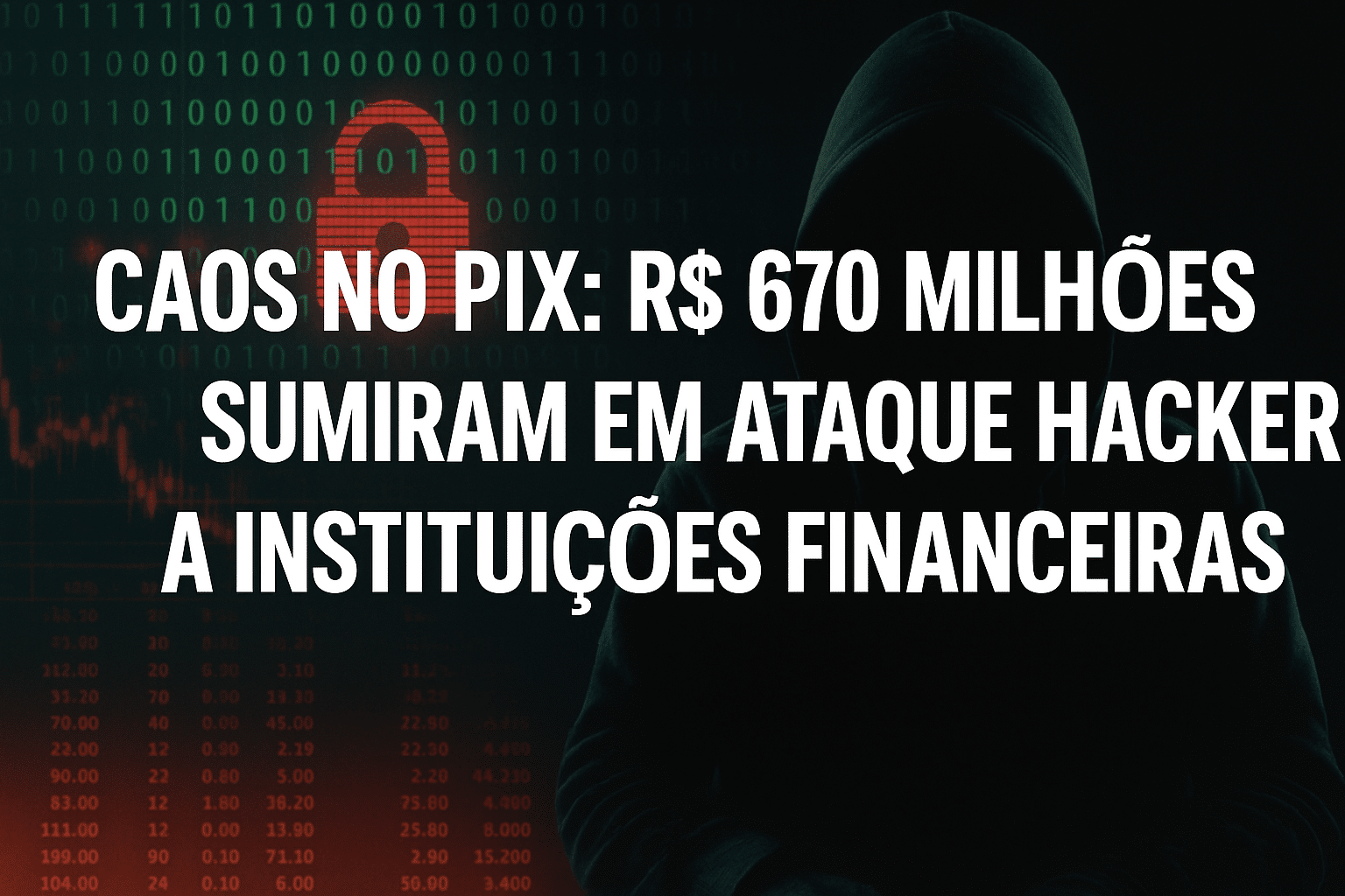 Caos no Pix: R$ 670 milhões sumiram em ataque hacker a instituições financeiras