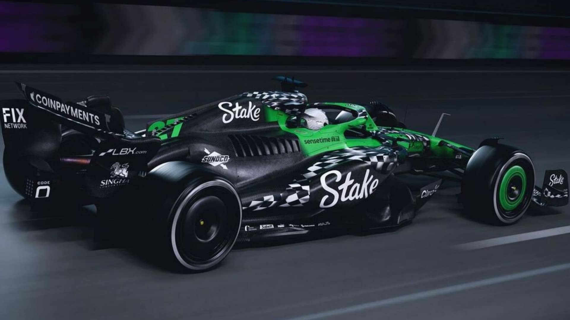 F1: Sauber homenageia Las Vegas com pintura especial que você nunca viu igual