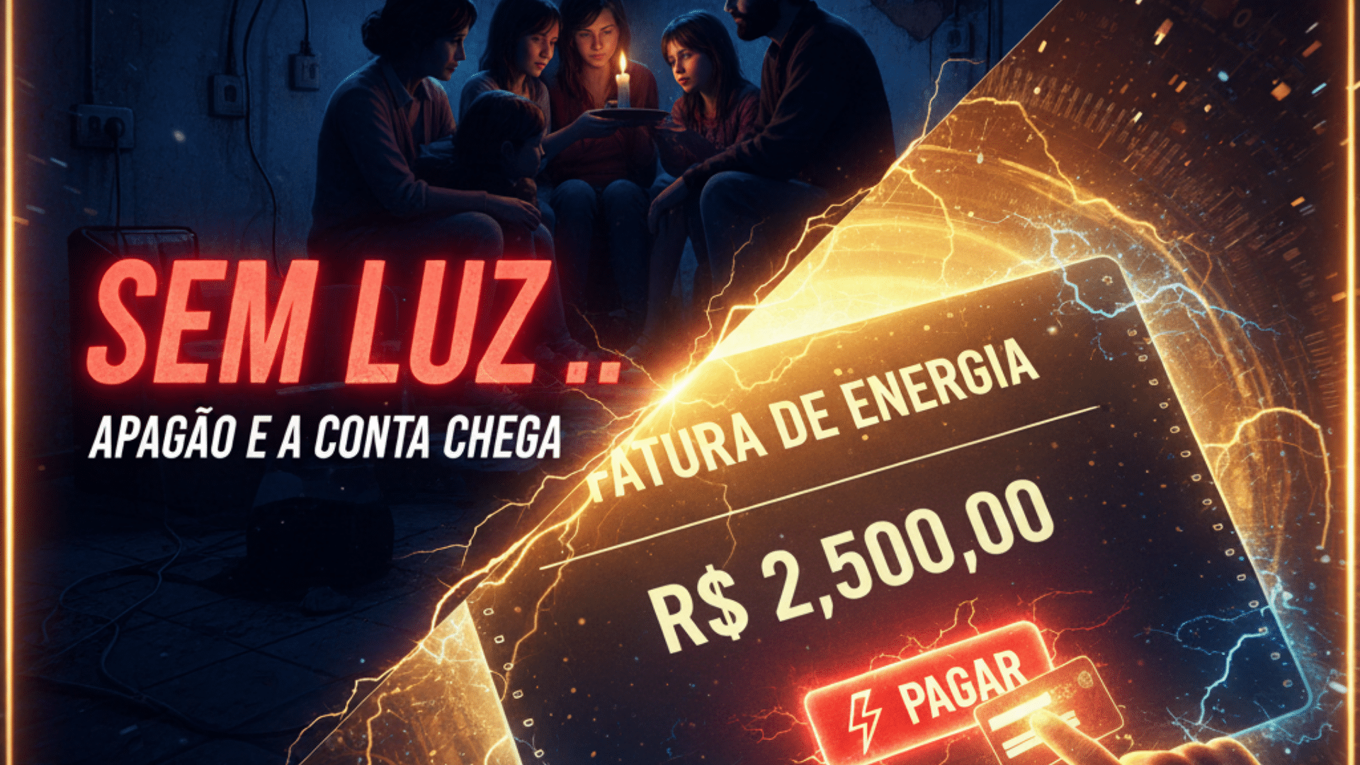 População sem luz por conta do ciclone, terão que pagar R$ 2.500 para ter luz religada, entenda