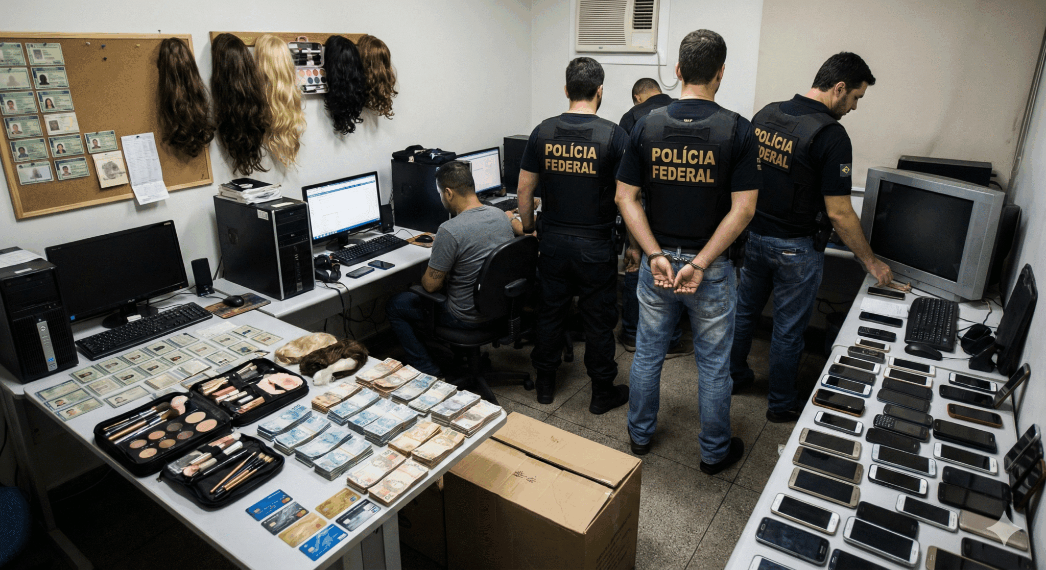 PF desmonta esquema que usava pessoas falsas e “atores” para roubar FGTS