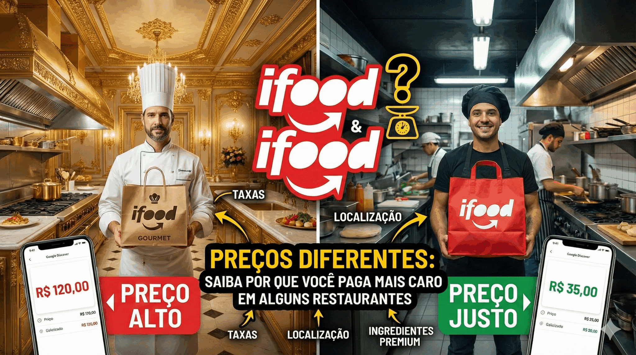 Ifood com preços diferentes: saiba por que você paga mais caro em alguns restaurantes