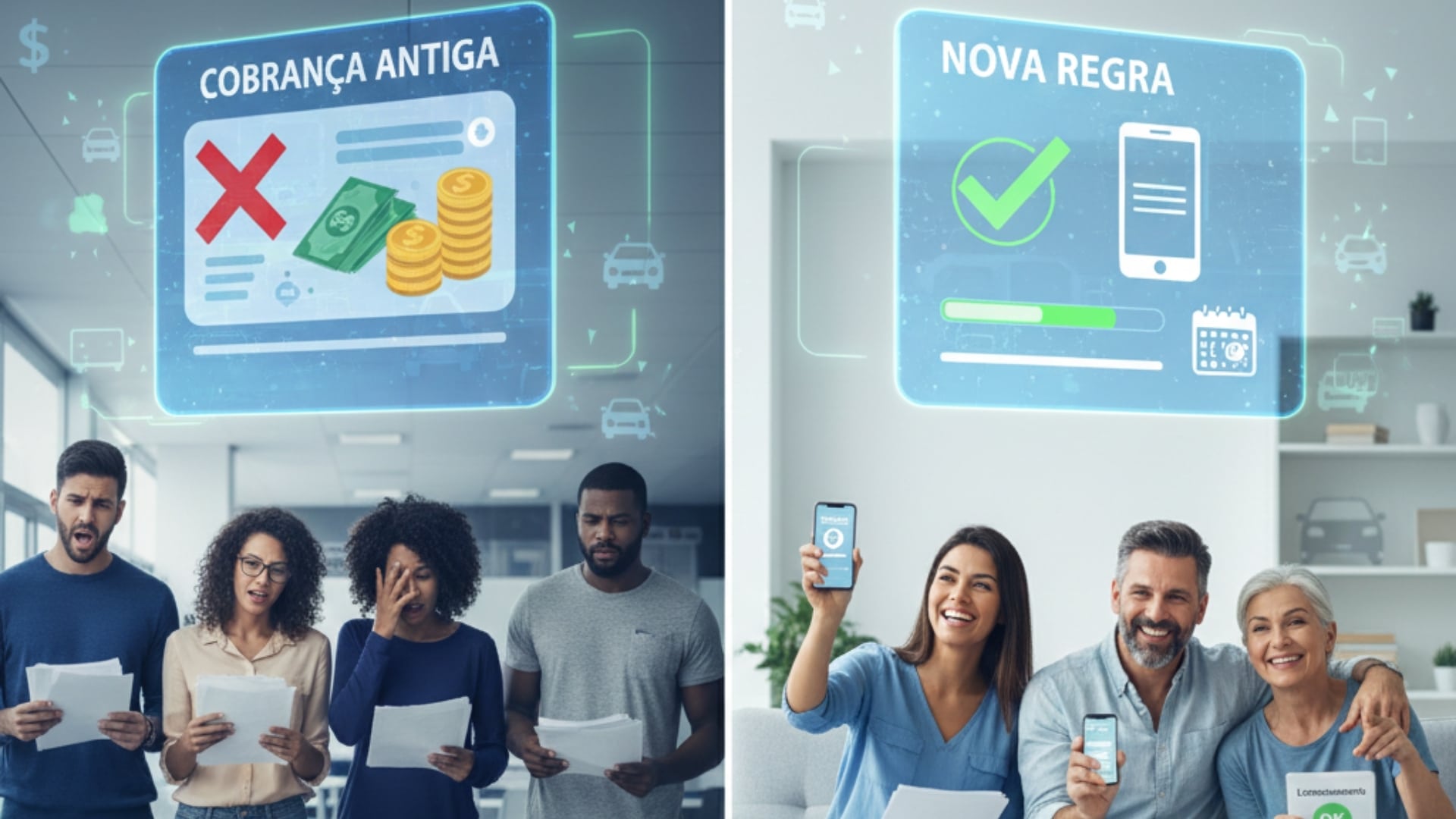 Nova regra altera cobrança do licenciamento veicular