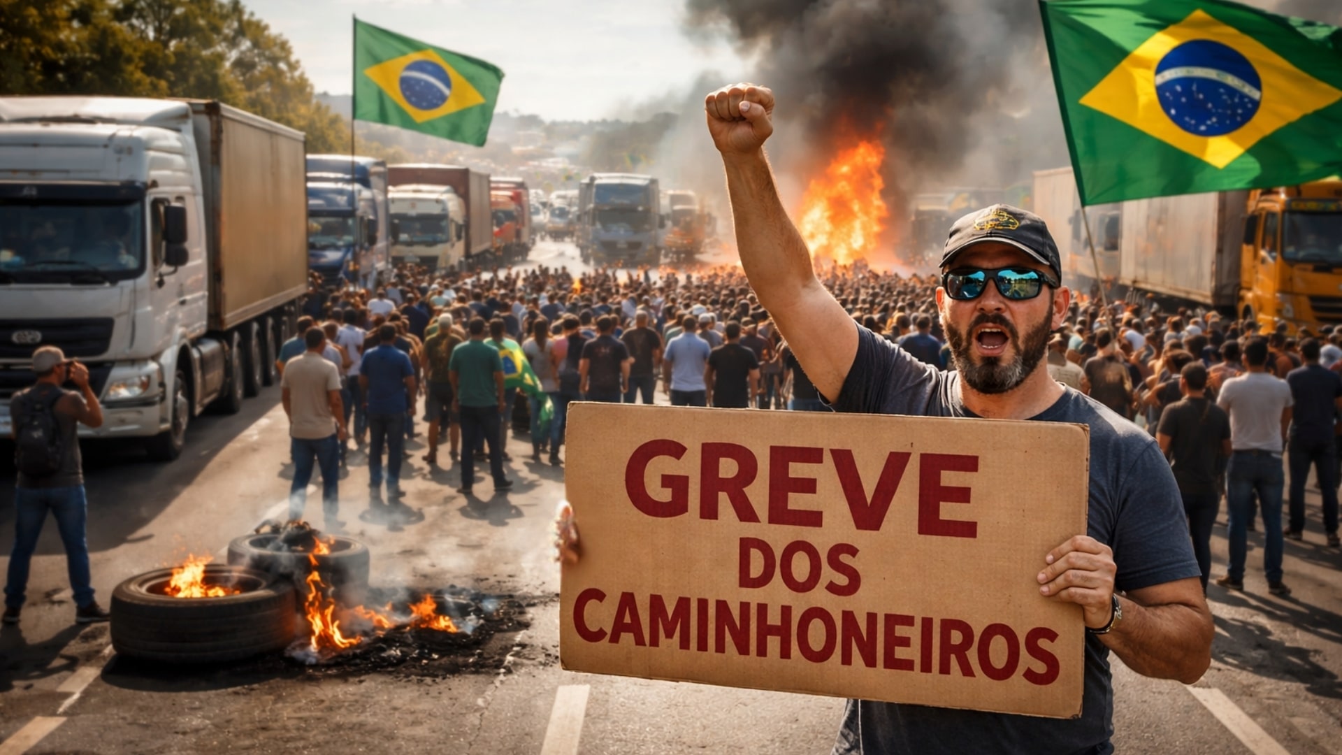 Associação recua e adia apoio à greve de caminhoneiros
