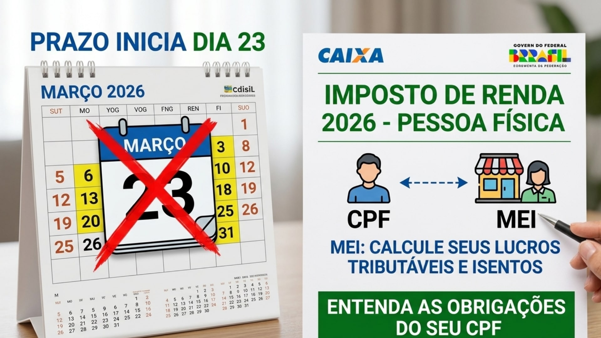 Receita inicia IR dia 23; entenda obrigação do MEI