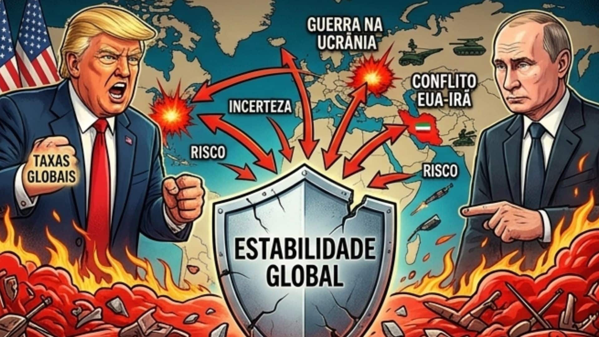 Tensões internacionais elevam ouro e ativos de proteção