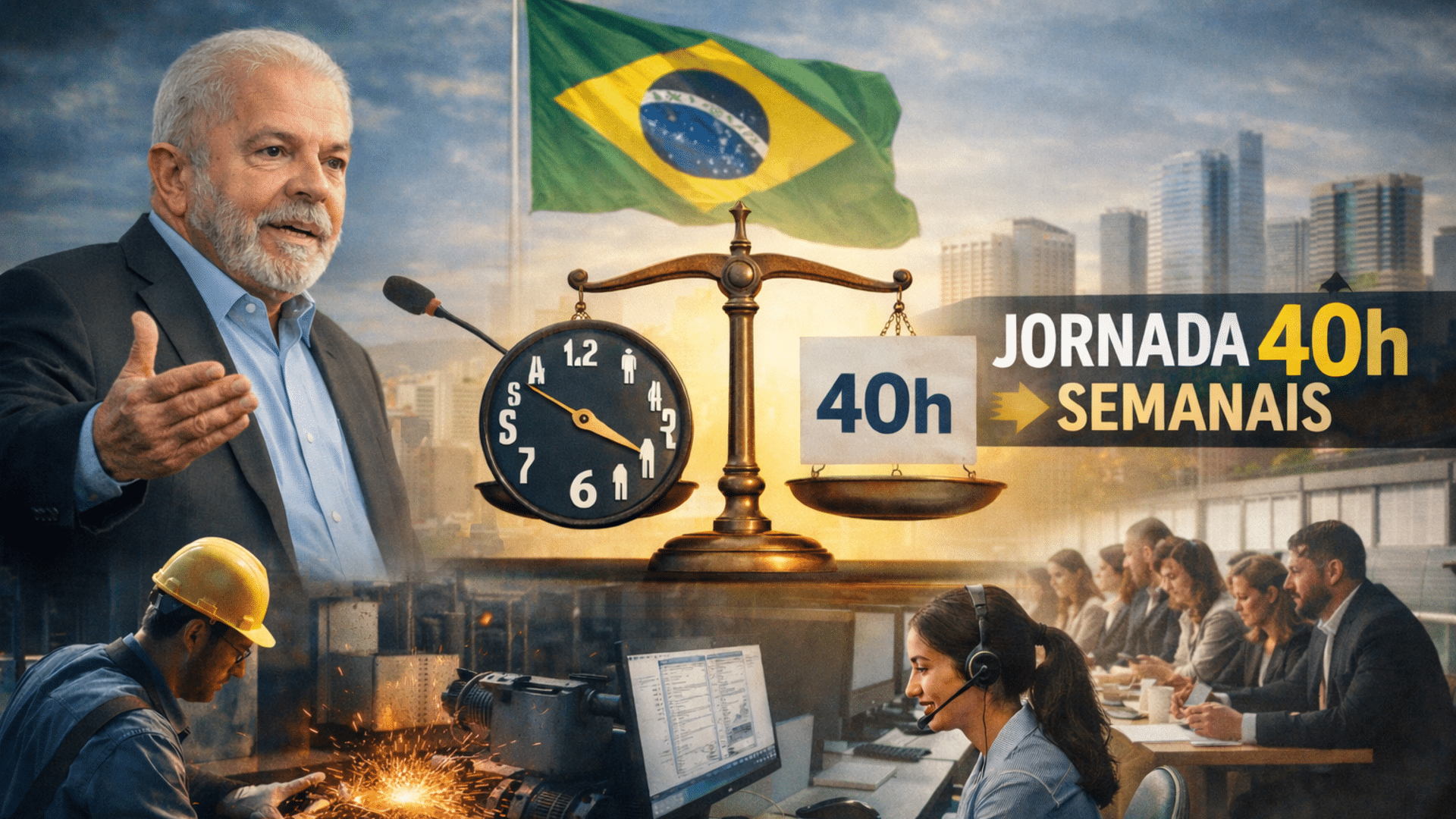 Lula defende diálogo sobre escala 6×1 e jornada por categoria