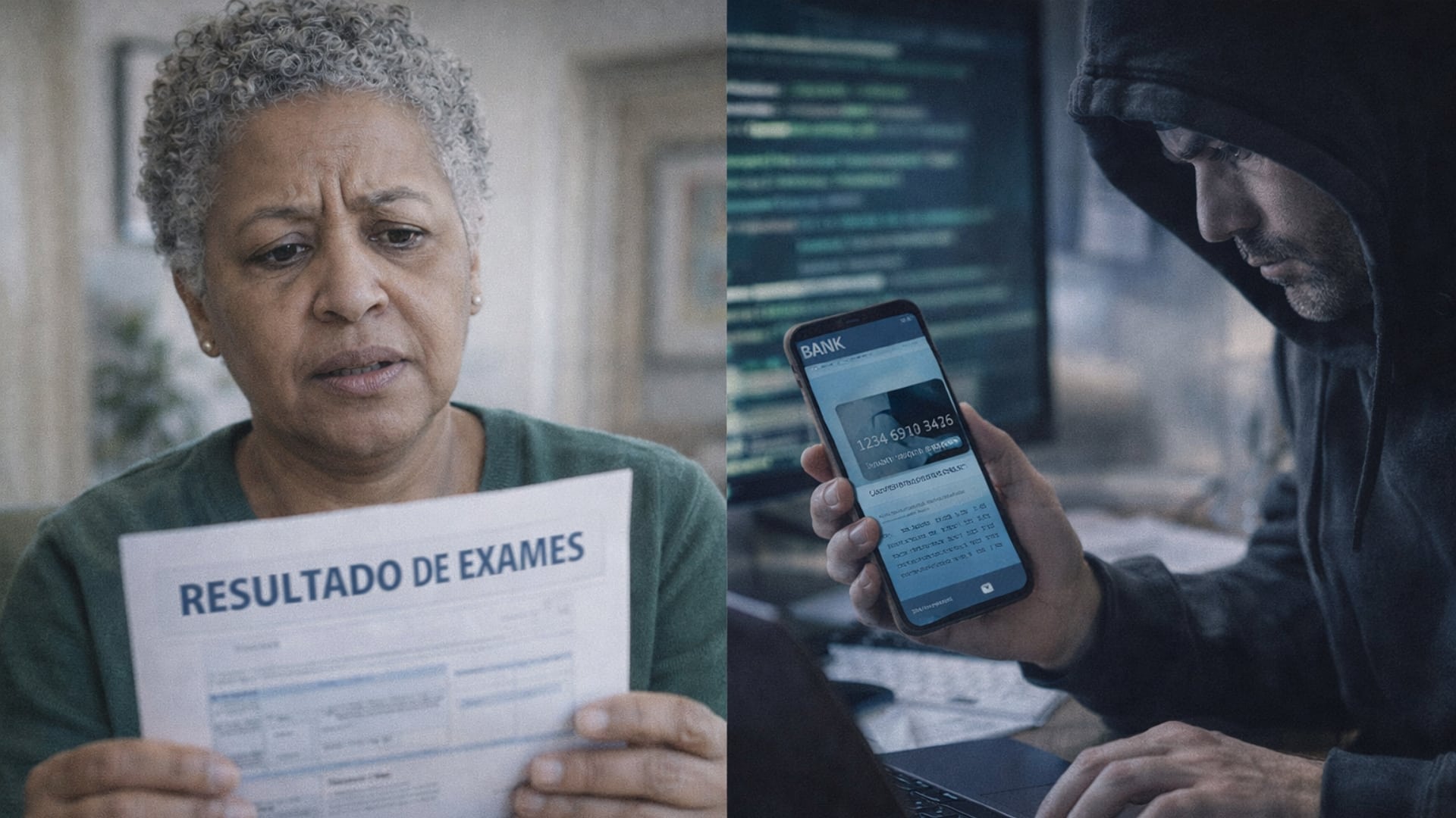 Golpe com exames falsos mira dados bancários de vítimas