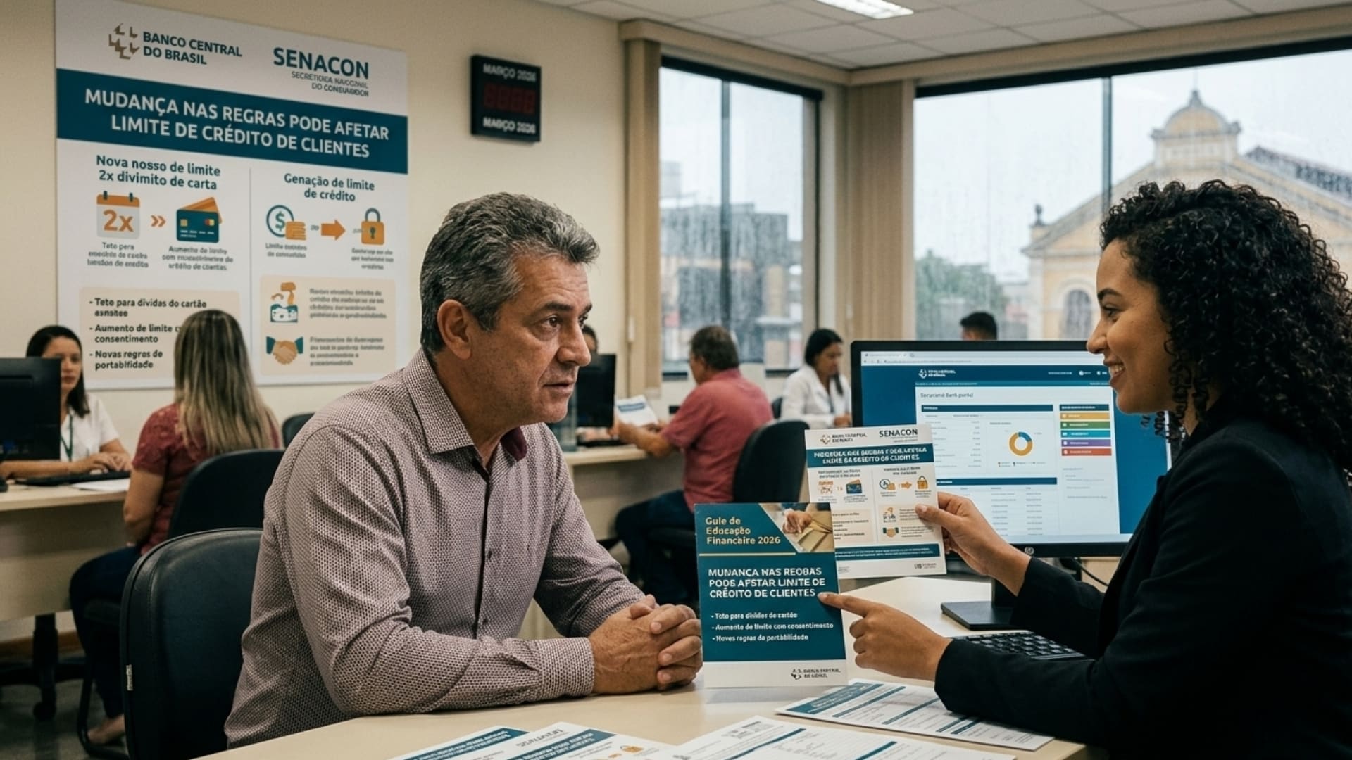 Mudança nas regras pode afetar limite de crédito de clientes