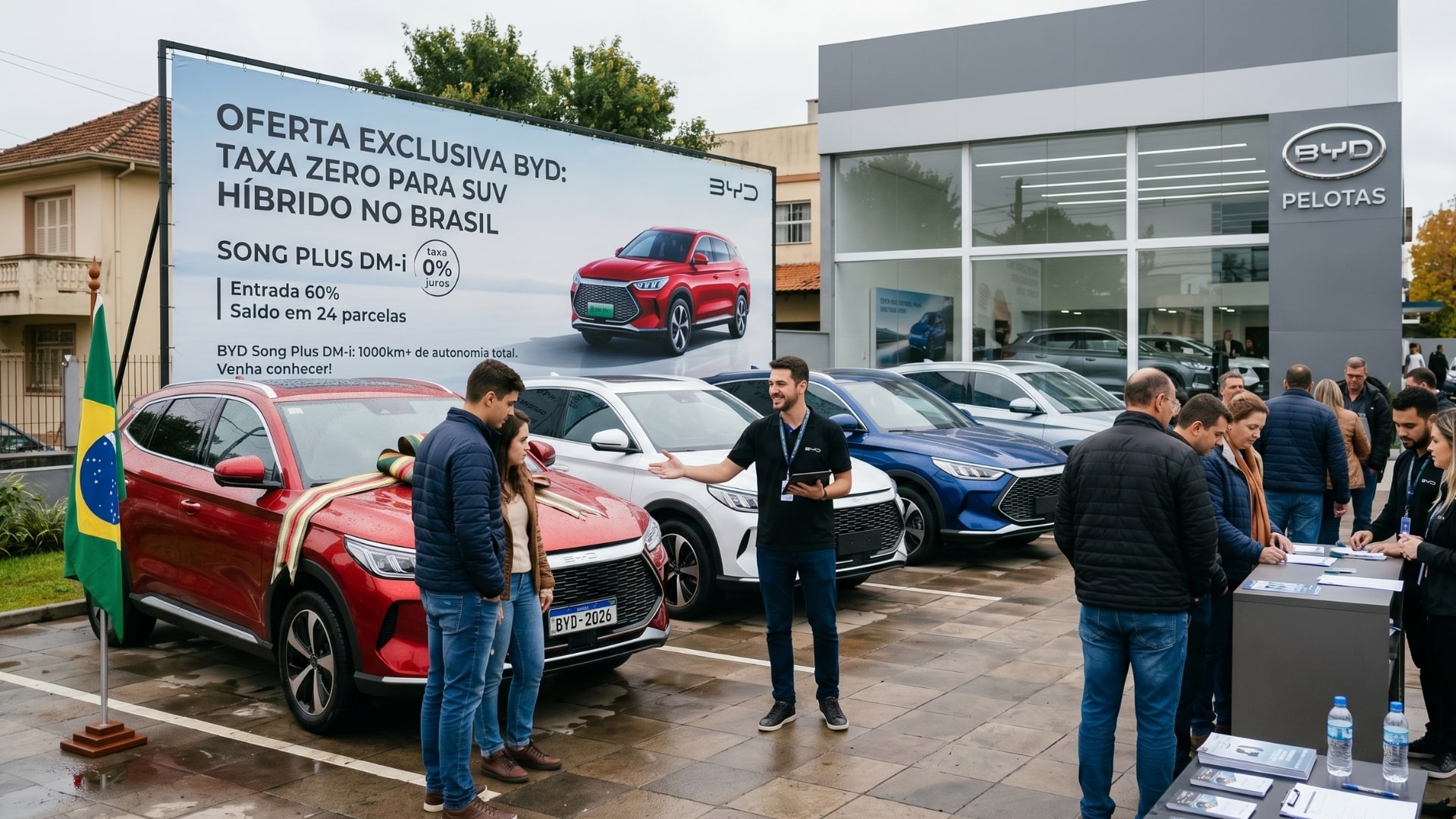 BYD lança oferta com taxa zero para SUV híbrido no Brasil