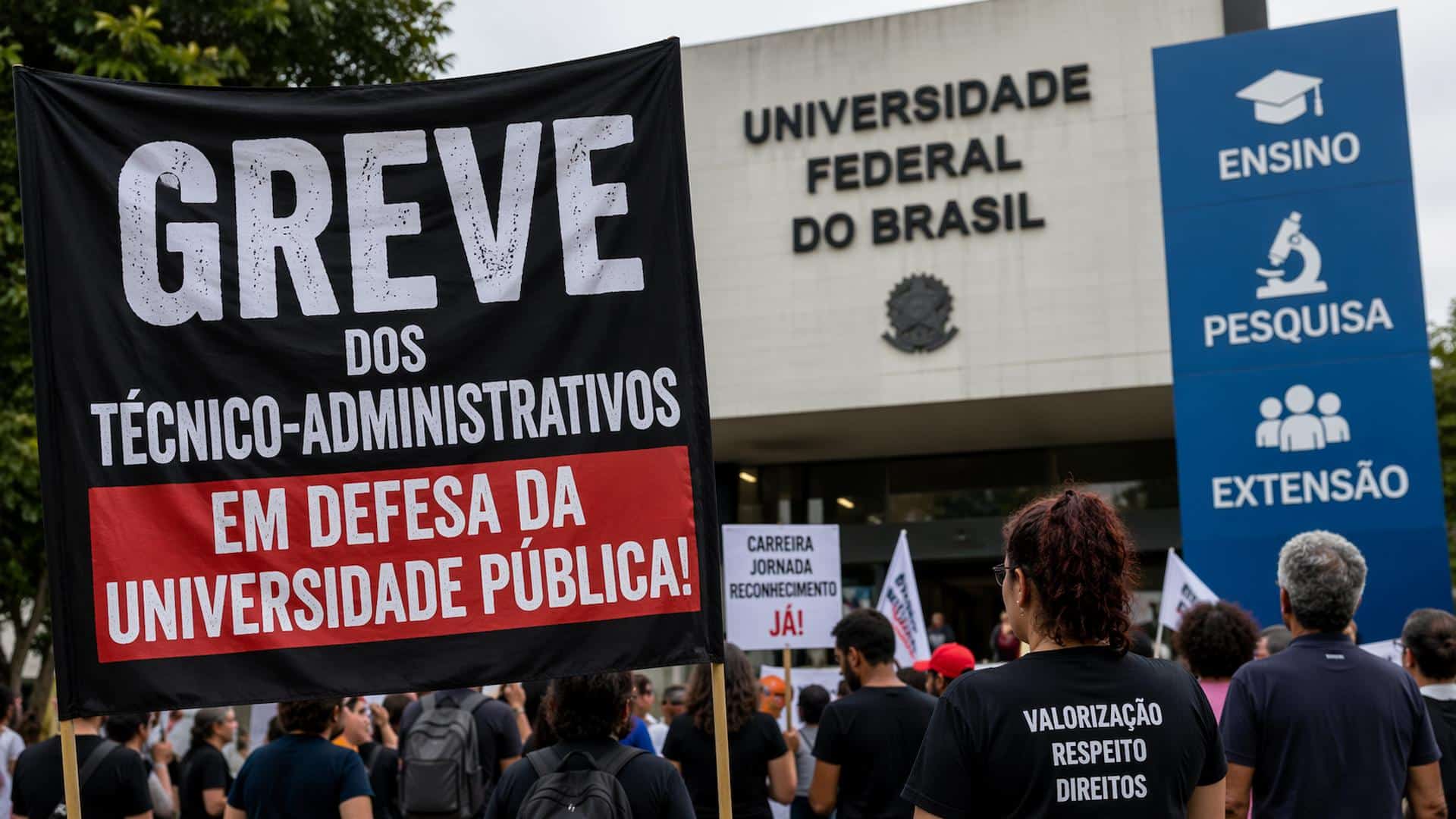 Paralisação atinge mais de 50 universidades no Brasil
