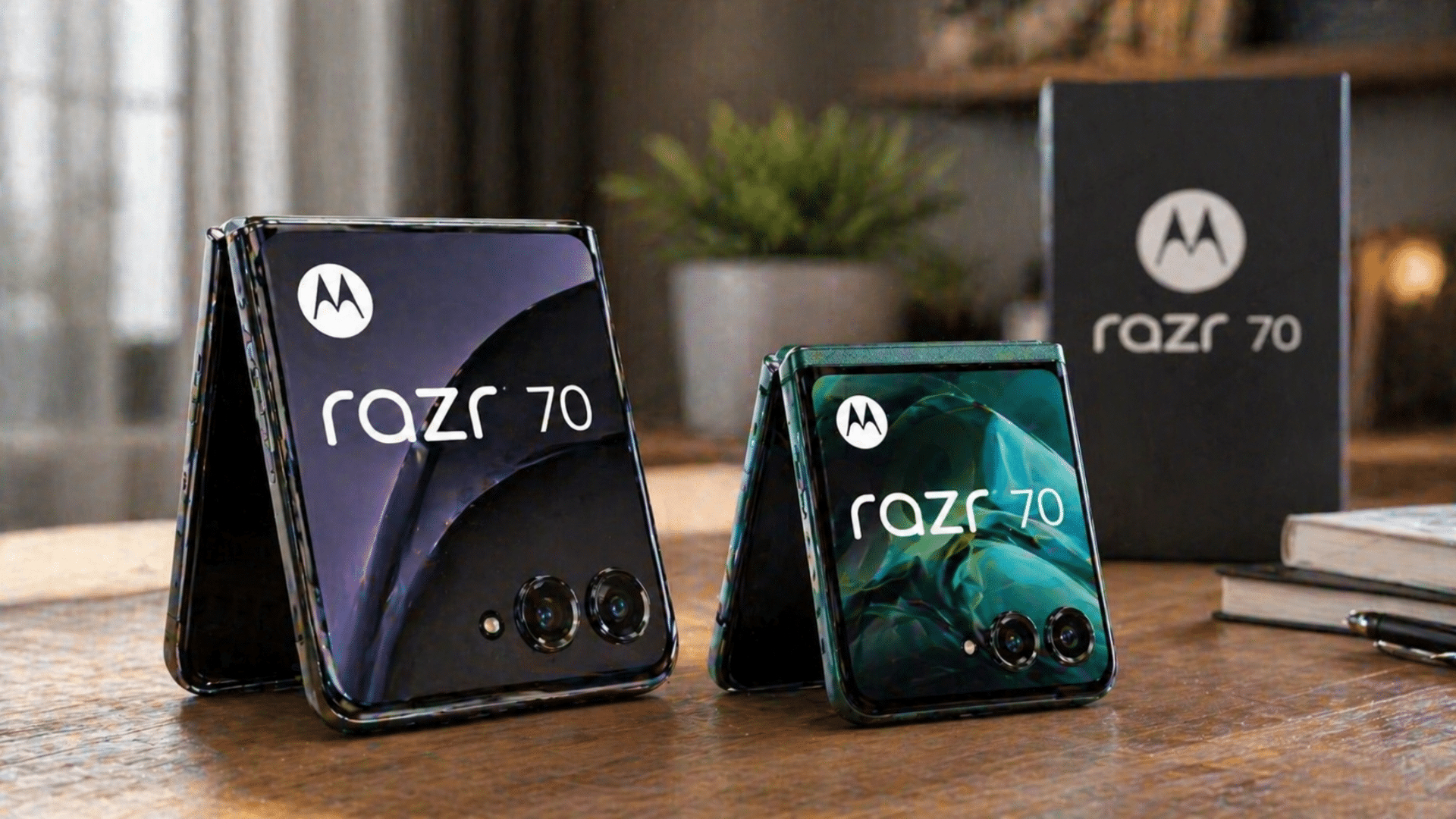 Motorola apresenta Razr 70 e amplia linha de dobráveis