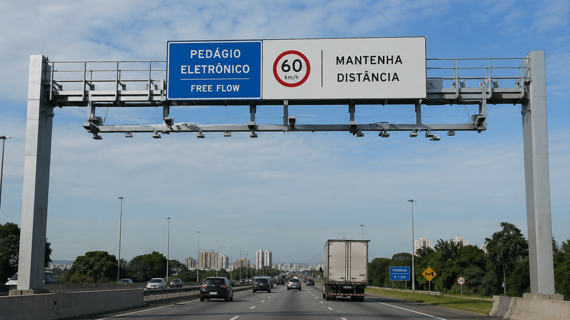 Suspensão de multas no free flow dá prazo para regularizar tarifas